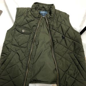 Polo Ralph Lauren quilted winter vest, EUC
